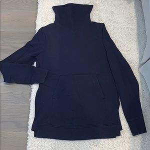navy / deep purple lululemon sweatshirt